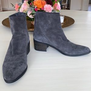 Dolce Vita Gray Suede Booties 7.5-8